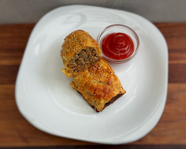 Homemade Beef Sausage Rolls