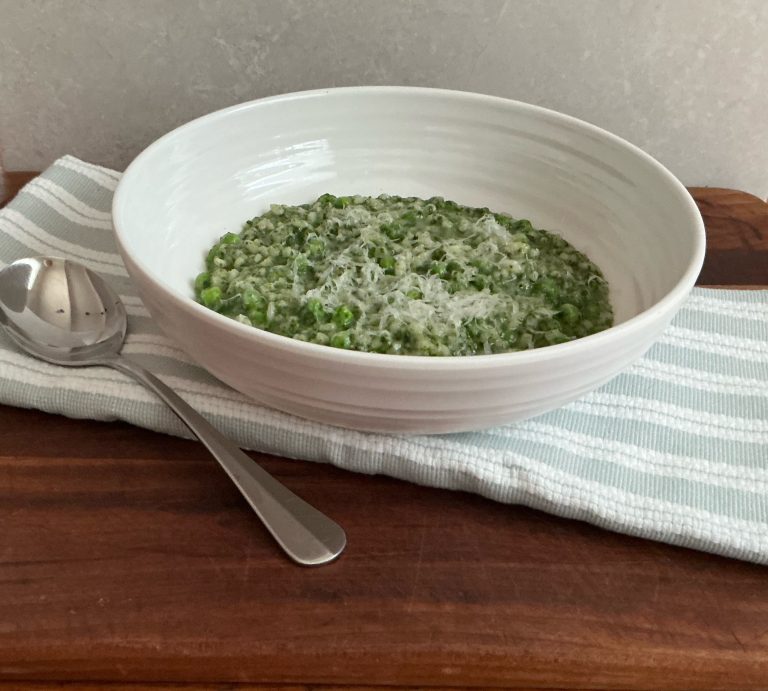 Spinach and Pea Risotto