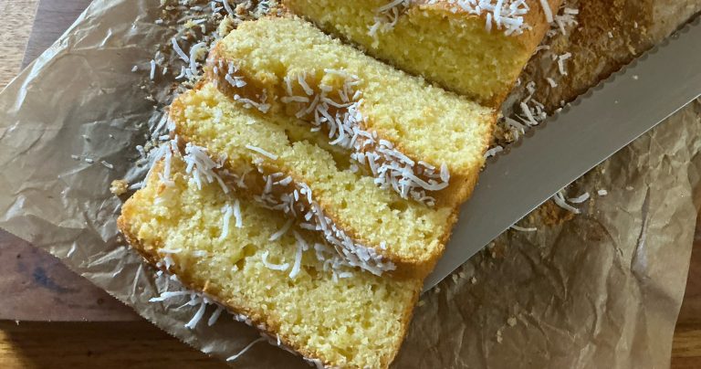 Dairy Free Lime & Coconut Cake