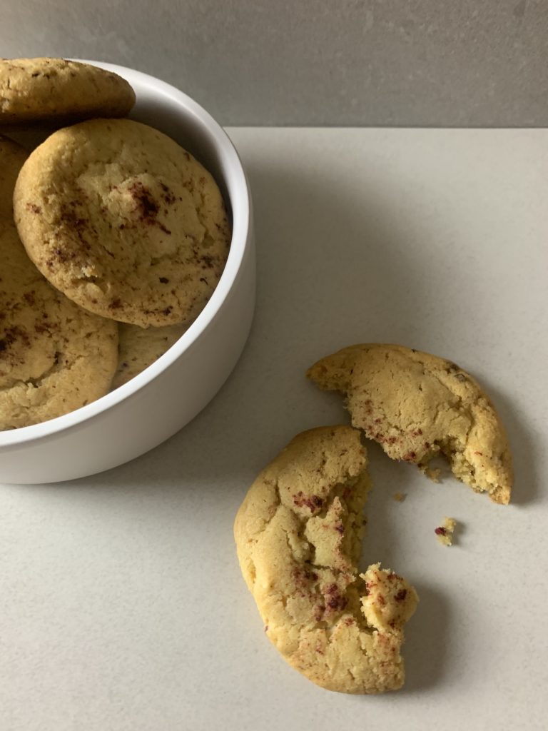 White Chocolate and Raspberry Cookies