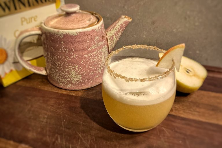 Pear & Chamomile Sour Mocktail