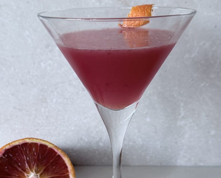 Blood Orange Martini