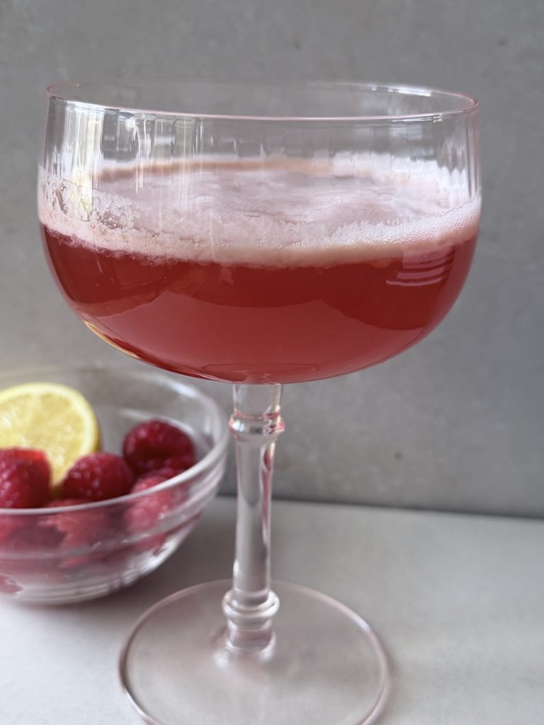 Raspberry Lemon Sour Mocktail