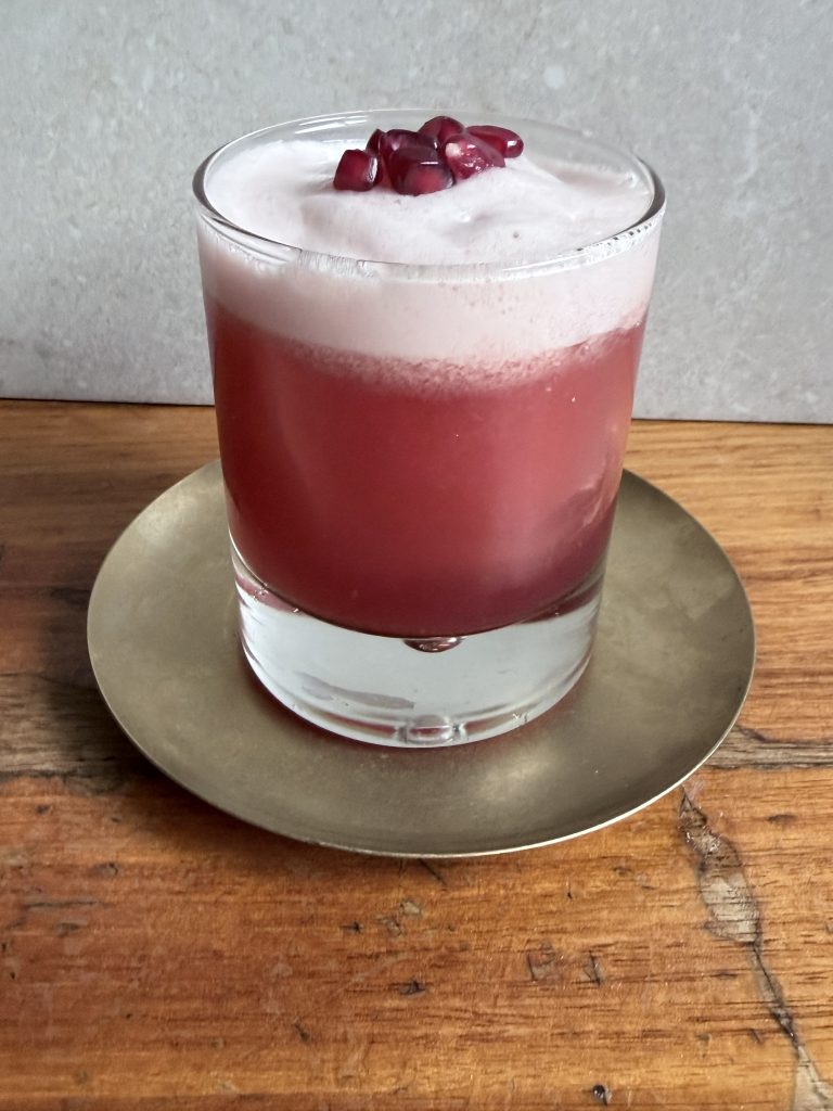 Pomegranate Grapefruit Sour Mocktail